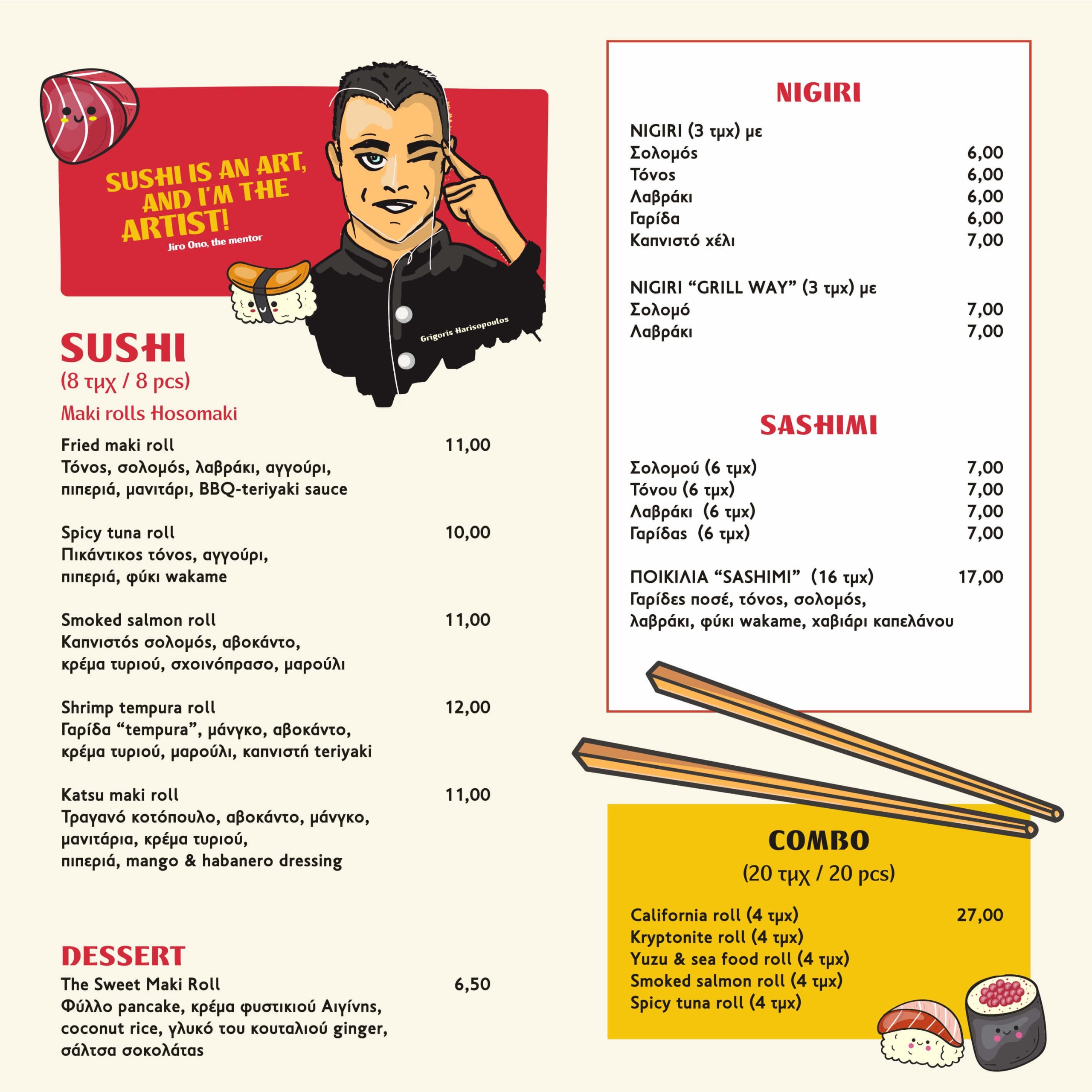 Sushi Catalogue